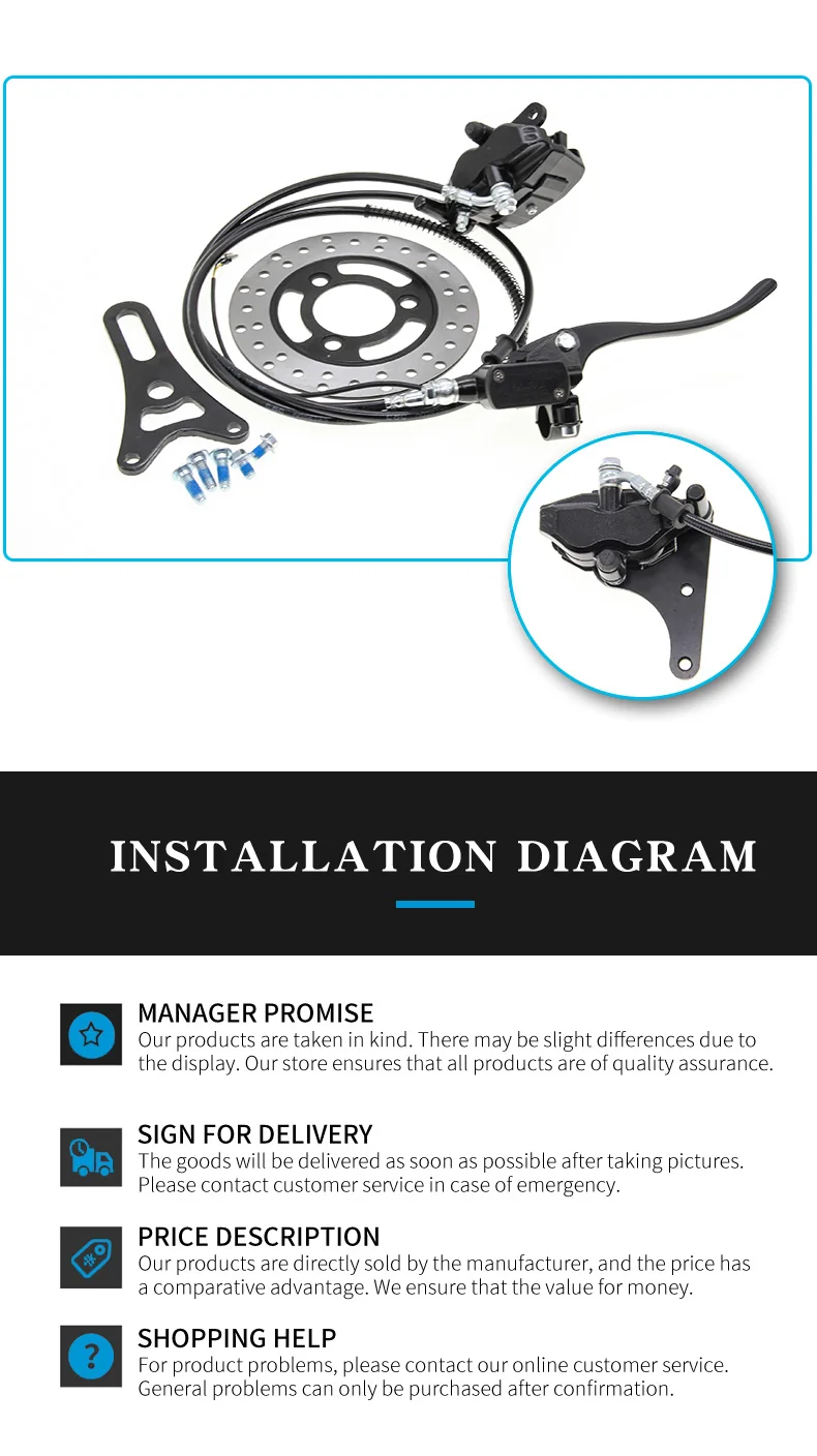 B02 Brake Clamp Change Disc Brake Conversion Kit System For Electric Motorcycle Buy Motorcycle