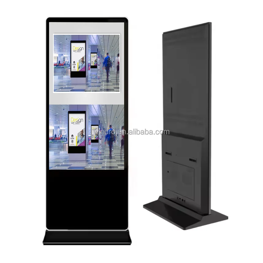 Floor Standing Digital Signage Lcd Advertising Display Screen Multi Sized Billboard 65inch Lcd Advertising Display