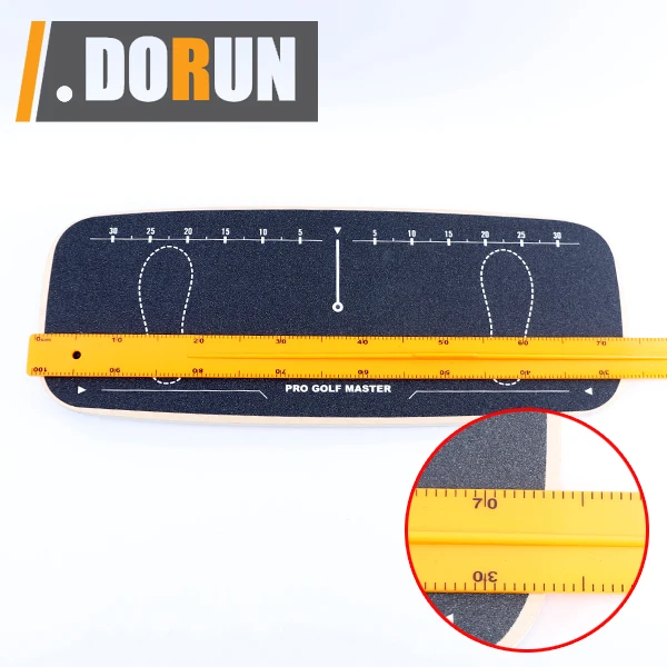 Movemate Wood Wobble Board Set Stability Trainer for Figure Skating and Golf Balance Training with Physical Therapy Benefits