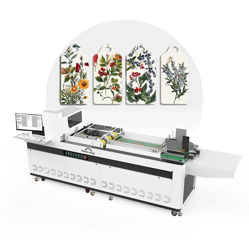 One Pass Printing Machine for Gift Box Packing Bag and Carton Printing with High Precision and Color Accuracy