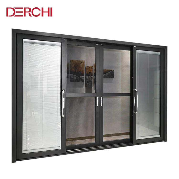 U Factor and SHGC Factor Controlled 136D Contemporary Glass and Aluminum Garage Door with Overhead Concealed Sliding System