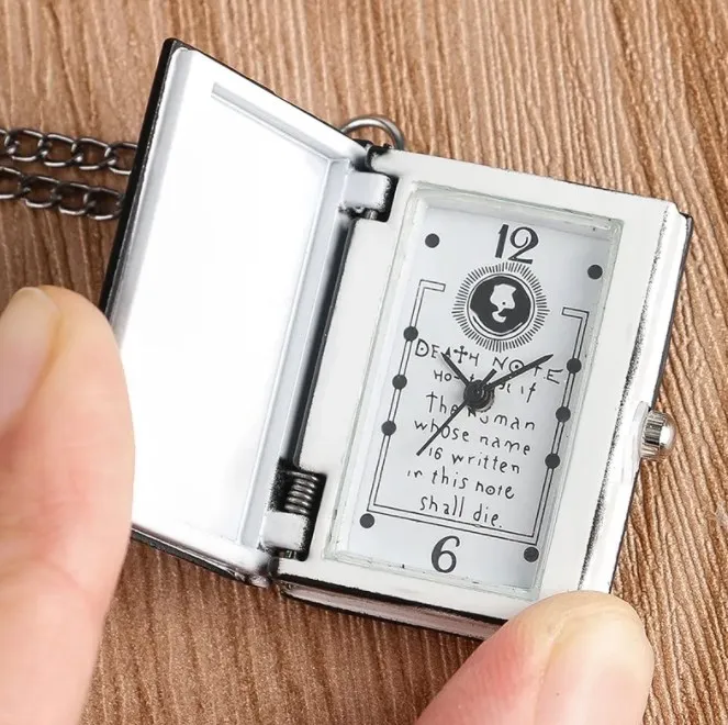 Death Note Theme Quartz Necklace - Vintage Pendant Clock