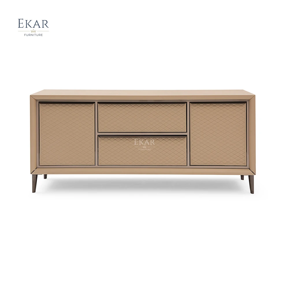 product modern luxury tv cabinet with storage rhombus pattern design elegant living room furniture for bedroom and hall-61