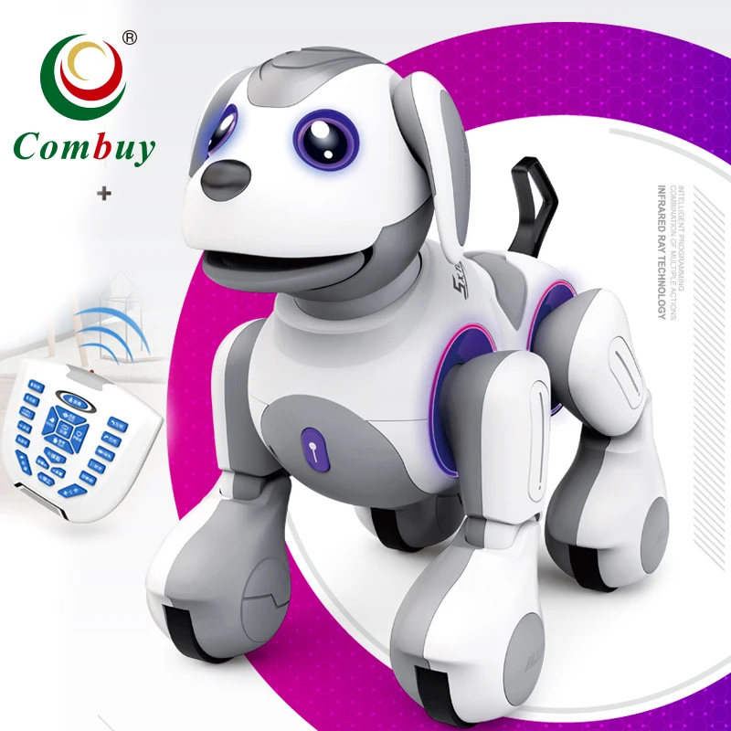 Voice Interaction Intelligent RC Children IR Toy Robot Dog