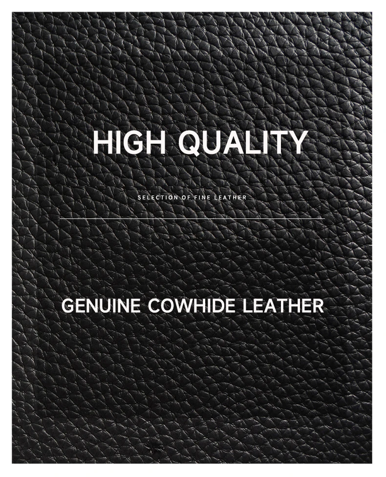 Factory Custom High Quality Ladies' Real Leather Handbag And Purse Long