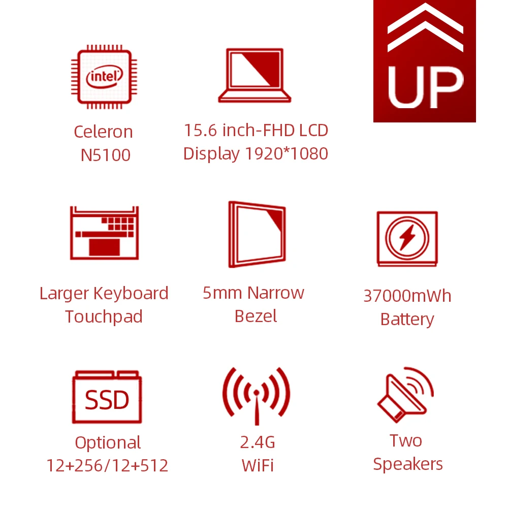 2021 DERE R9 Pro Slim Laptops Itel Jasper lake N5095 LED Backlight 10nm 12GB RAM LPDDR4X 512G SSD Fast Charge Win 10