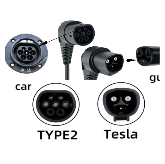 AOTAI Tesla (NACS) to Type 2 EV Charging Cable  Tesla Charging Station to Type 2 EV 32A 7kW