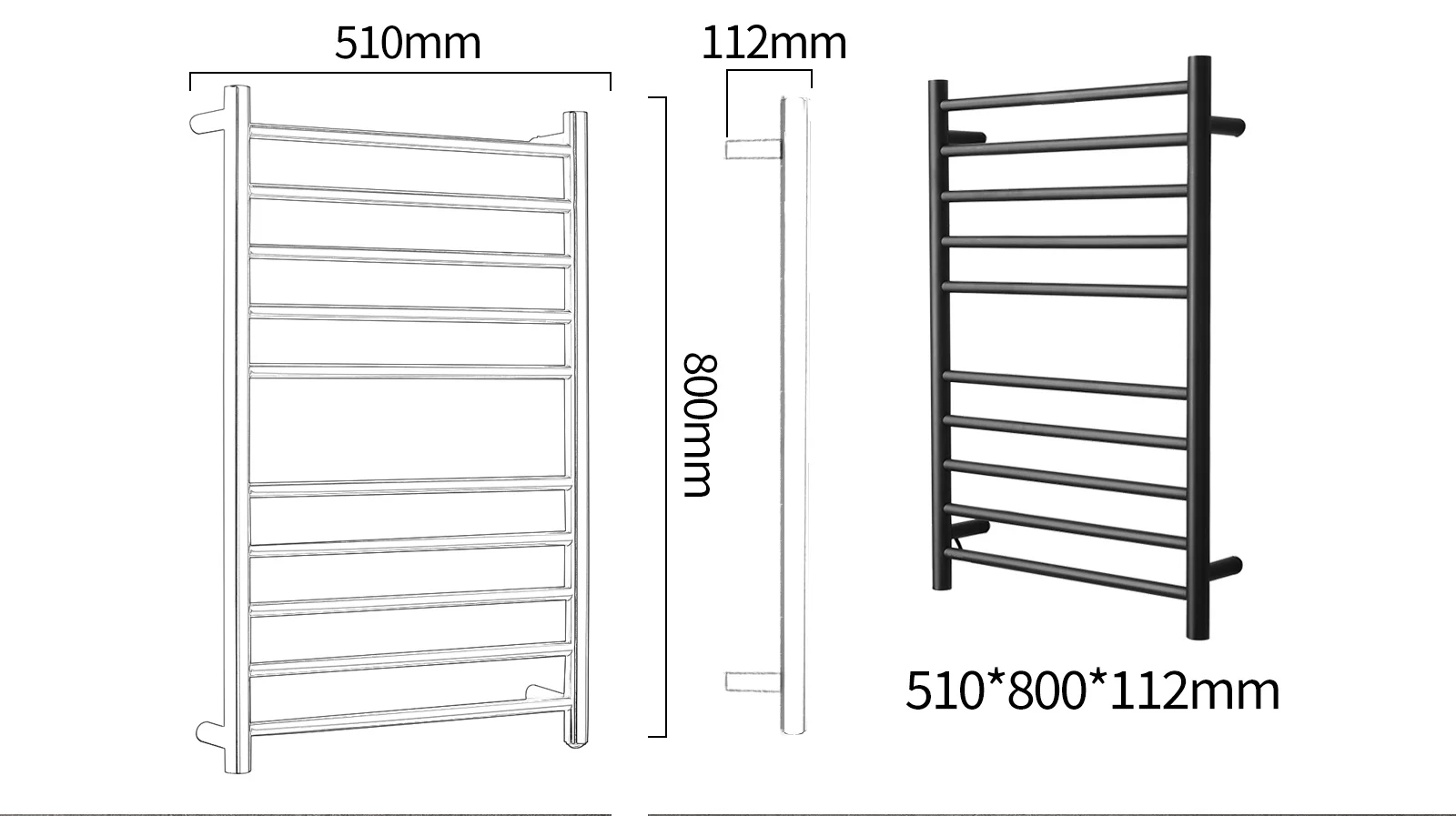 2023 Newarrival Wallmounted Electric Towel Dryer Towel Warmer Spa