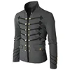 Double-breasted men's suit [Grey]