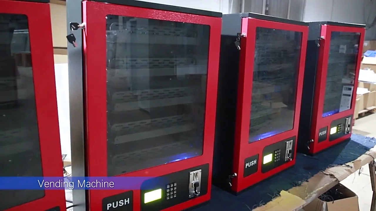 Candy Bar Coin Operated Vending Machine /coin Vending Machine /mini