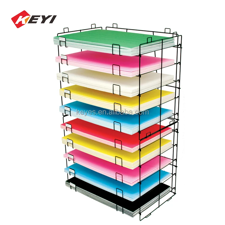 Customized 10 Lays Black Wire Scrapbook Paper Rack Wrapping Paper Metal Display Stand Buy