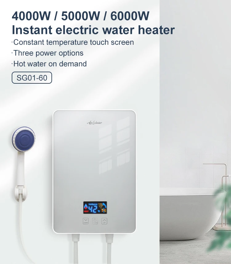 Indonesia Instant Electrical Water Heaters Tankless Shower