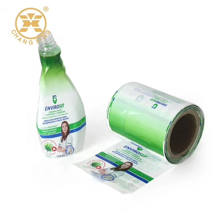 Pvc Plastic Water Bottle Label/ Custom Wine Bottle Neck Shrink Sleeve