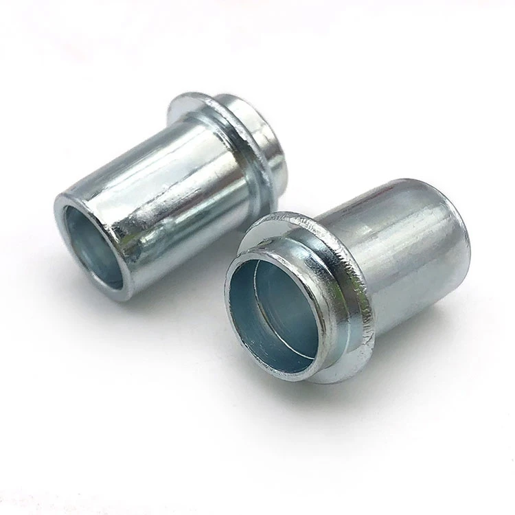 China Factory Oem Odm Fastener Customized Flat Head Hexagon Round Hex Through hole Brass Stainless Steel Blind Rivet Nut