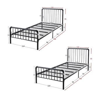VT-14.020 2020 Cheap Price Single Bed/metal Bed Frame/steel Single Bed