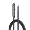 Cable C a C de 1,5 m y 240 W con soporte