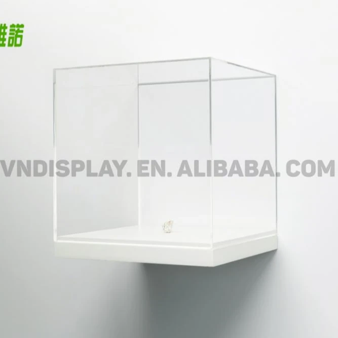 Customized Acrylic Shoe Box Bolt Inserting Type clear Sneaker Box with Lid Wall Storage case Shoe Wall Mounted