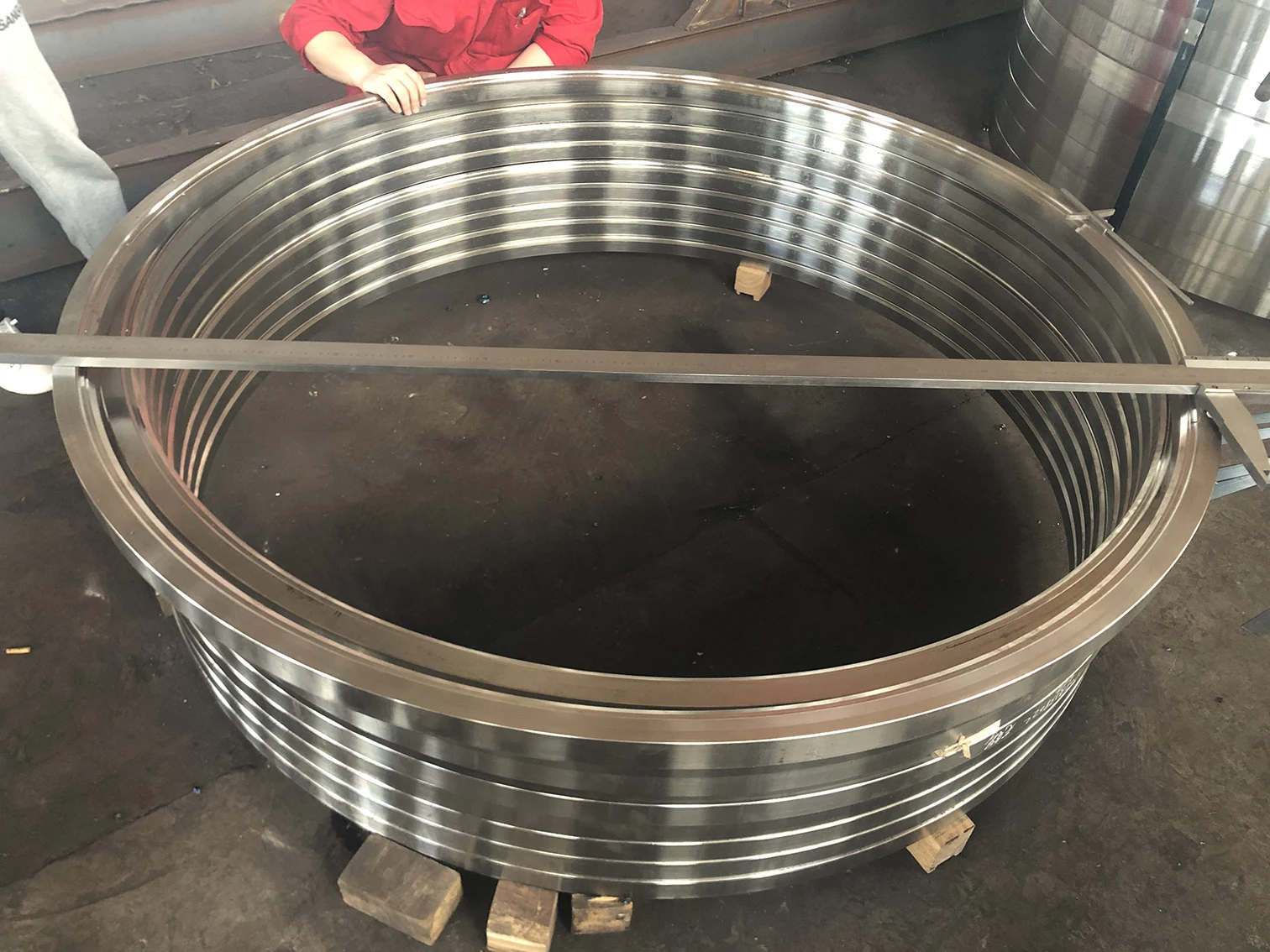 ASTM 4140 4340 Large Diameter Hot Steel 17-4 Forging Parts Carbon Steel Roll Forging Rings