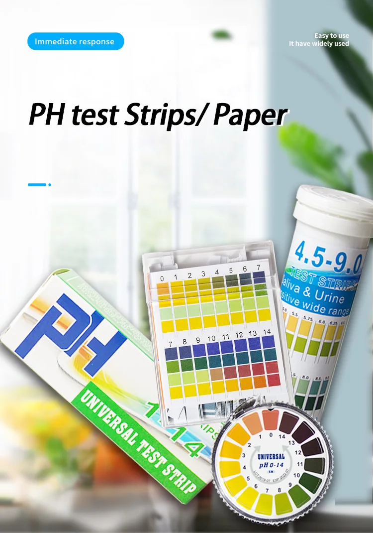 Indicator Litmus Drinking Water Monitoring Ph Test Strips 1-14 Paper ...