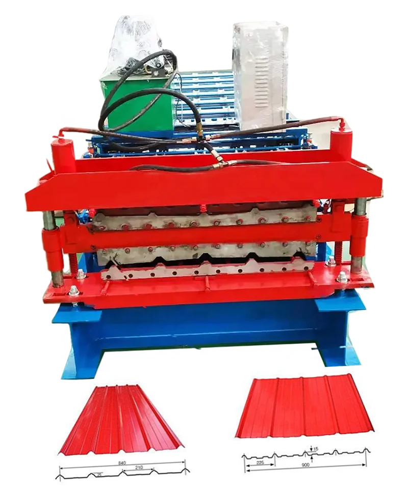 Double Layer Tile Roll Forming Machine