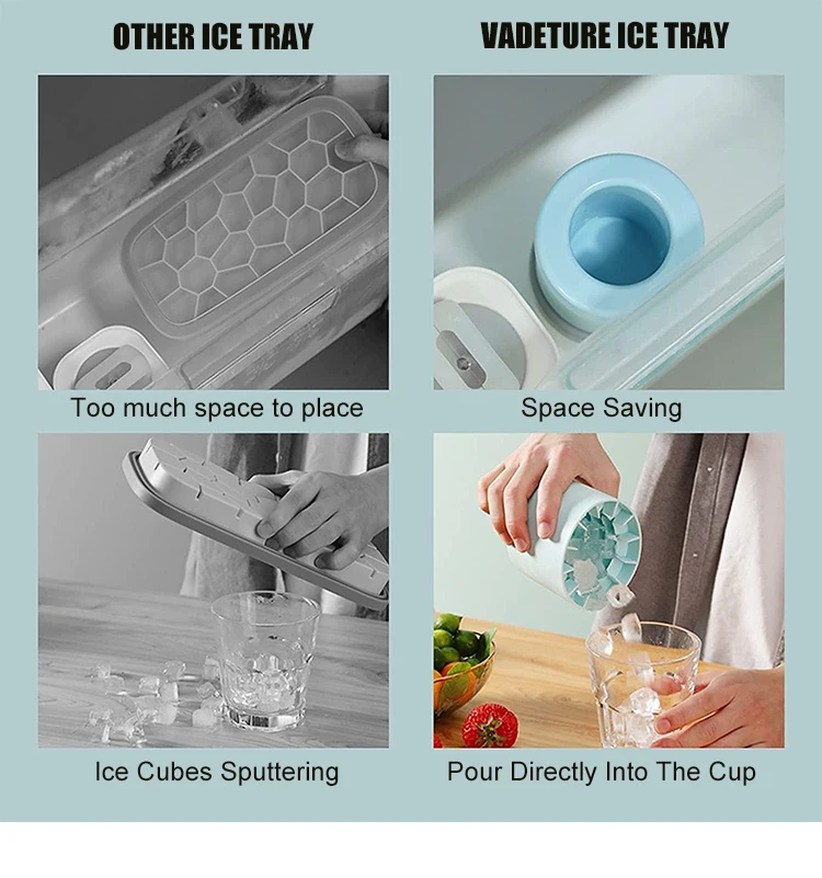 New Ice Cubes Maker Decompress Ice Lattice Ice Cube Mold Ice Trays