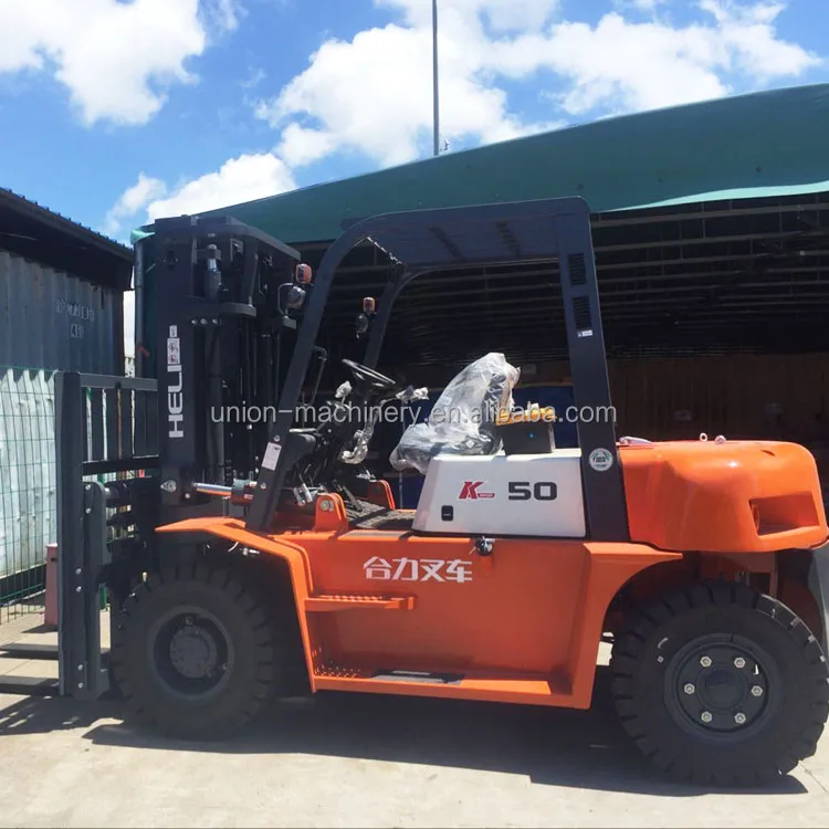 Heli Forklift Co.,Ltd 5 Ton Diesel Forklift Cpcd40 Cpcd50 With Isuzu