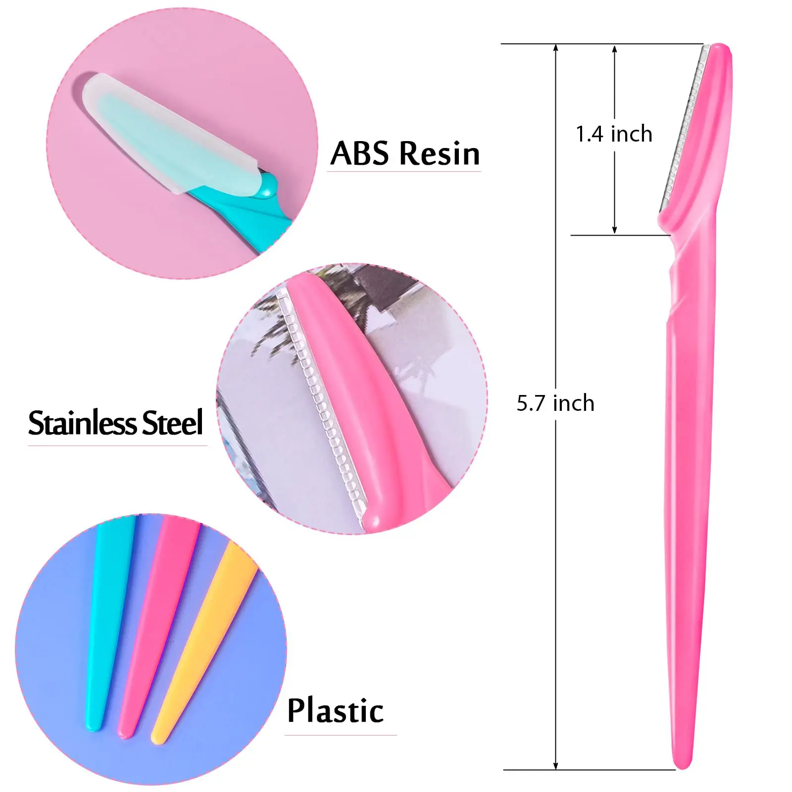 Multipurpose Exfoliating Dermaplaning Tool For Face Facial And Eyebrow Shaper With Precision