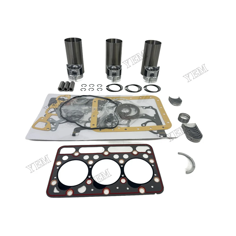 D1463 Overhaul Rebuild Kit Compatible with for Kubota Tractor GL23 GL25 GL220 GL221 GL240 GT-23