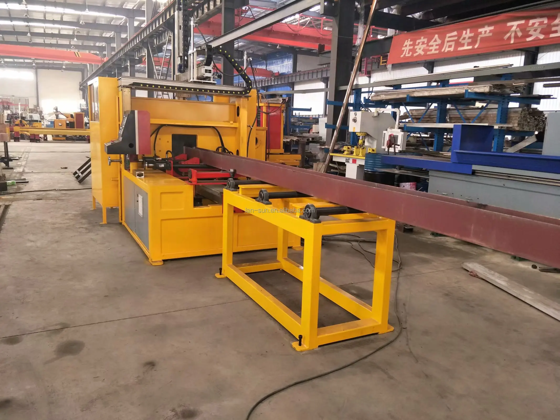 CNC Plasma H Beam Cutting Beveling Machine for Prefabricated Steel Projects