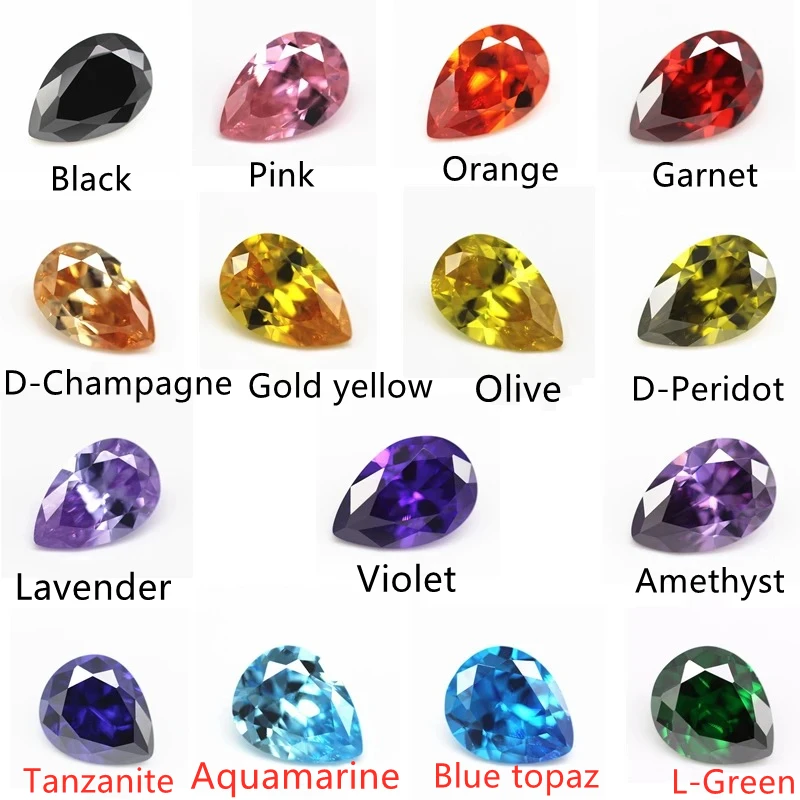 Wuzhou CZ Gems - Premium Violet/dark Violet Cubic Zirconia