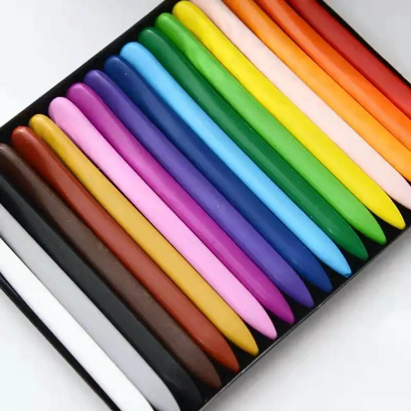 Best Sales Non-toxic Baby Using Washable Erasable Plastic Crayons for Drawing Painting Doodling