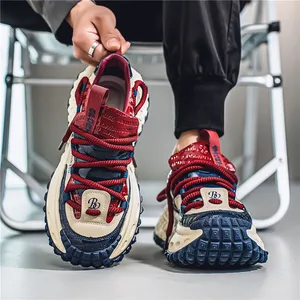 2026 Spring Wholesale Hot Selling Popular Walking Style Shoes Men Running Sneaker Breathable Men's Shoes Chunky Shoes