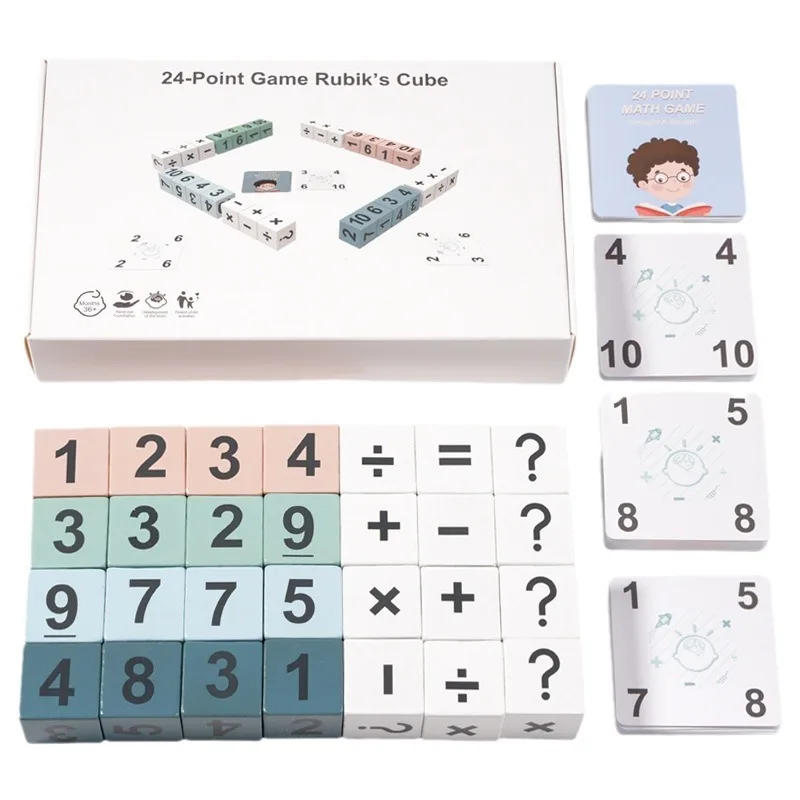 Interaktives Unisex-Puzzle-Brettspiel für die frühe Bildung, Eltern-Kind-Spielzeug für 5- bis 7-Jährige
