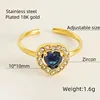 Forma de corazón (diamante azul)