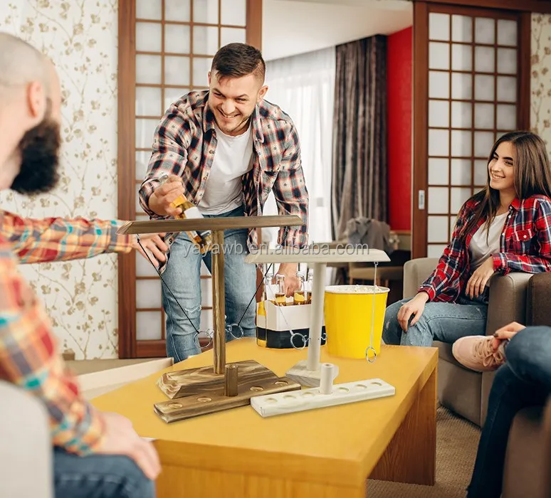 Color Box Ring Toss Games For Kids Adults Handheld Board Games With