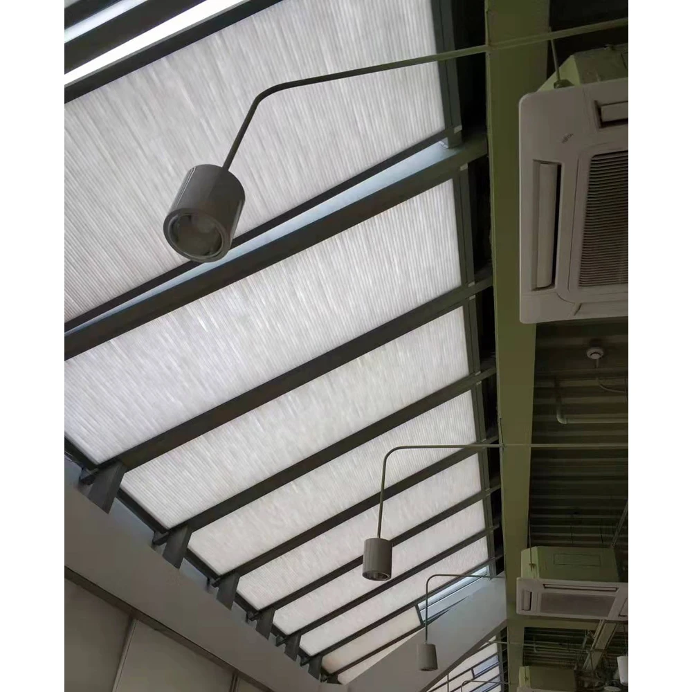 Motorized Electric Automatic Rail Window Curtain System Pleated Horizontal Skylight Roof Cellular Honeycomb Blind Shade for