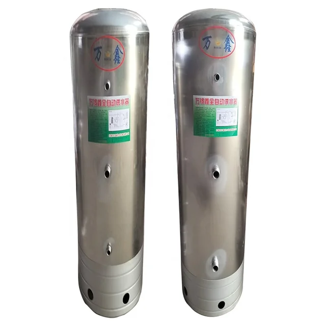 Factory/site/farm/automatic Non-tower Water Supply Tank Sterile Anti-corrosion Stainless Steel Container Provided Wanxin 100L