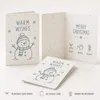 Tarjeta de Semillas Snowman