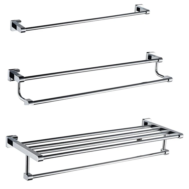 bath fittings bathroom accessories 4 pieces hardware set towel bar
