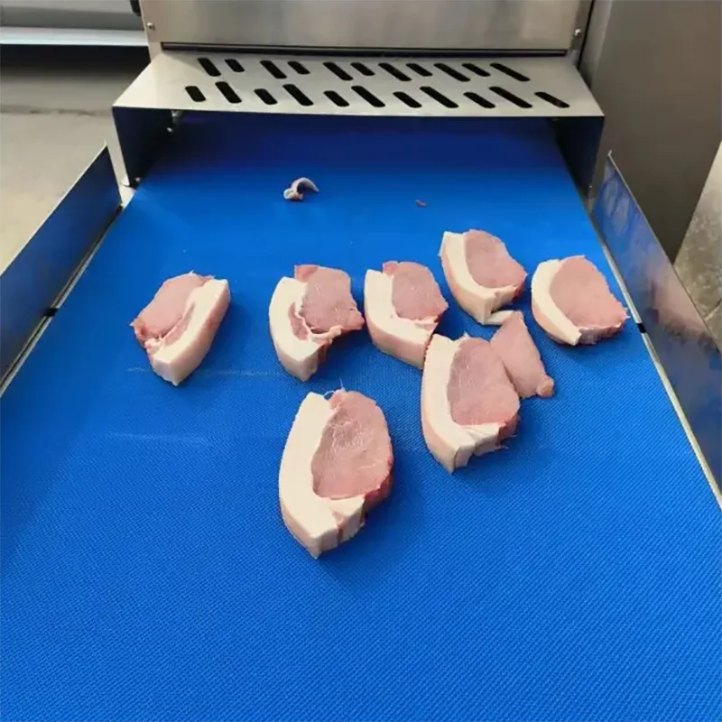 Horizontal Automatic Fresh Chicken Breast Slice Flake Pork Beef Jerky Meat Strip Cut Processing Slicer Machine MSM03001
