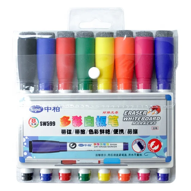 SW599磁気ドライワイプペン消しゴムキャップ付きドライイレース