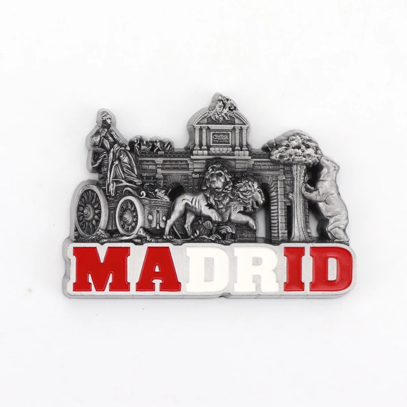 Spain Madrid Tourist Travel Souvenir 3D Resin Fridge Magnet Craft GIFT IDEA-in Fridge Magnets - Foto 4