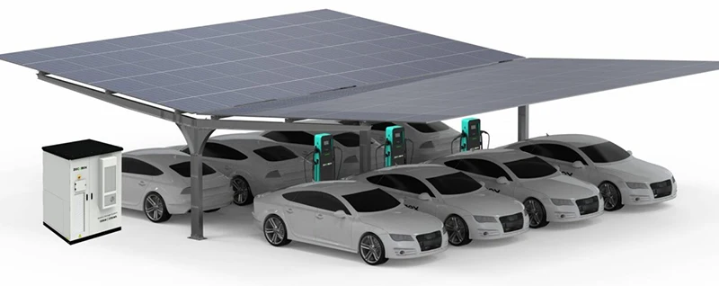 product cts integrated solar ev charging station solutions dc solar ev charger with lifepo4 battery system and pv panels-20