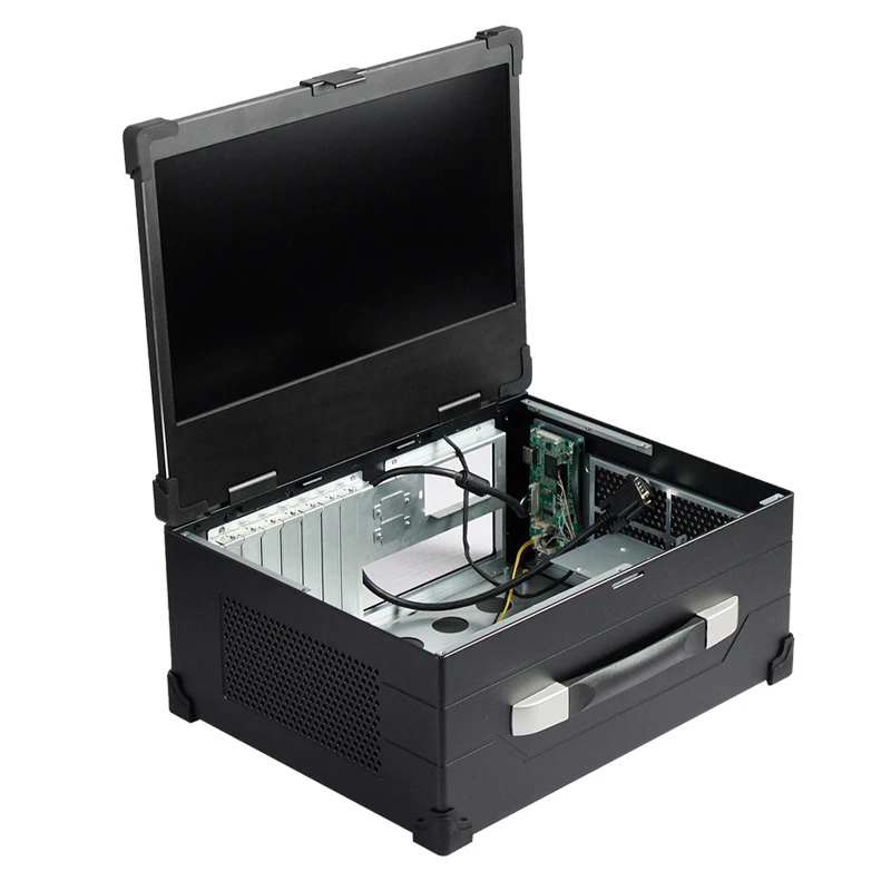 Factory OEM Industrial Computer Chassis 16.1 Inch LCD Display Portable Laptop Computer Case