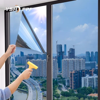 1.52x30m 99% UV Proof Ceramic Charcoal Carbon Tint Solar Tint anti uv building glass decorative window film for home