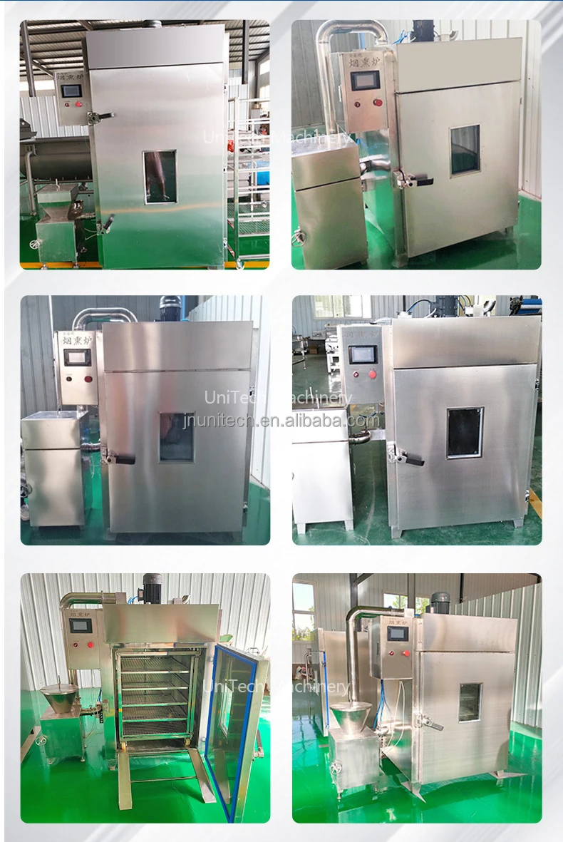 Industrial Meat Fish Smoker Meat Smoker Oven Automatic Sausage Pork