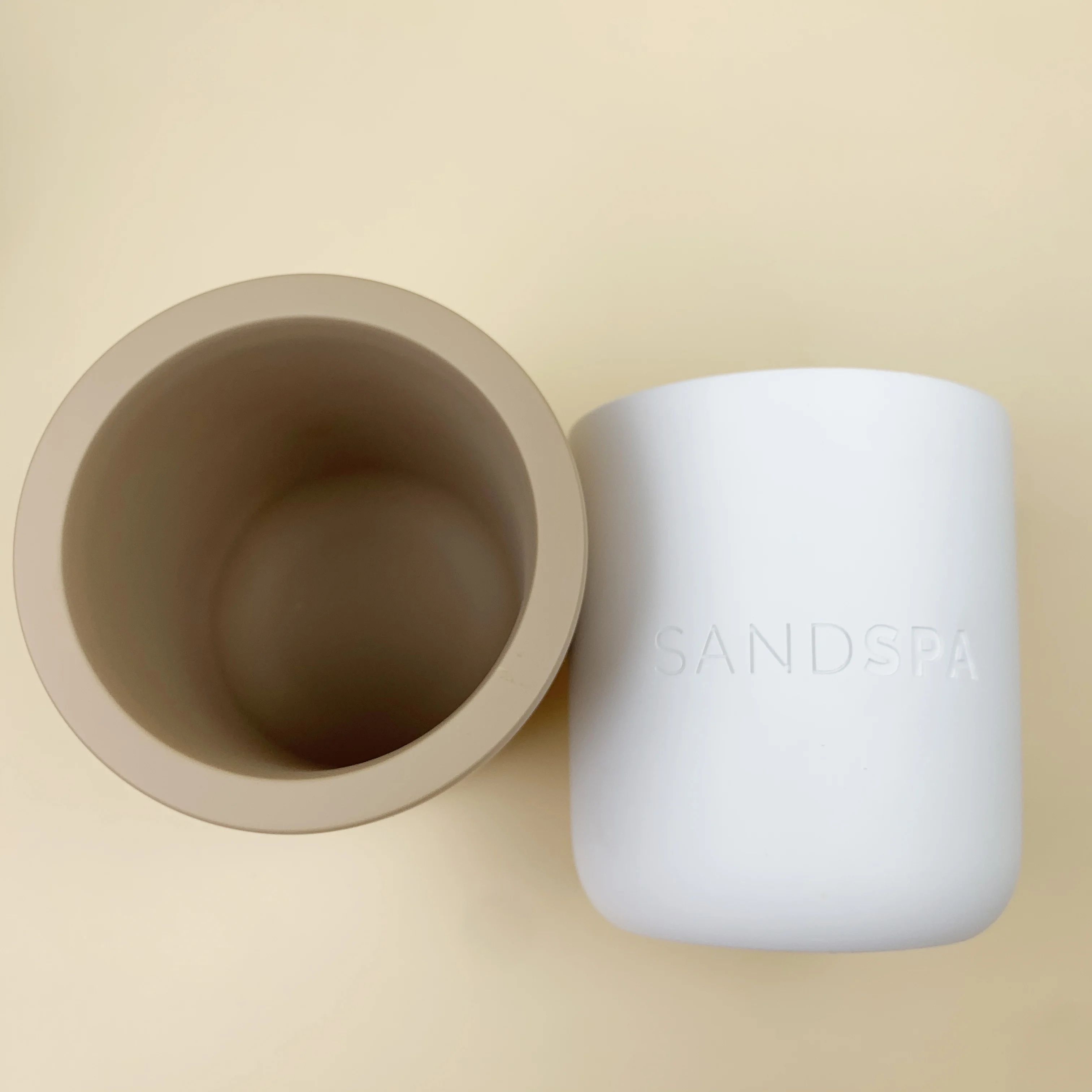 Wholesale Custom Concrete Candle Jars Containers with Lid Cement Candle Holder for Wedding Home Decor