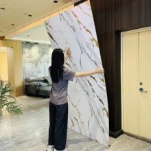 Flexible Quality Marble Design Carbon Crystal Board for Decoration