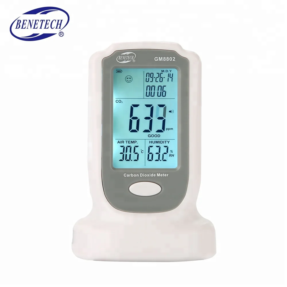 Горячая Распродажа детектор газа GM8802 Крытый качество воздуха Co2 мониторы