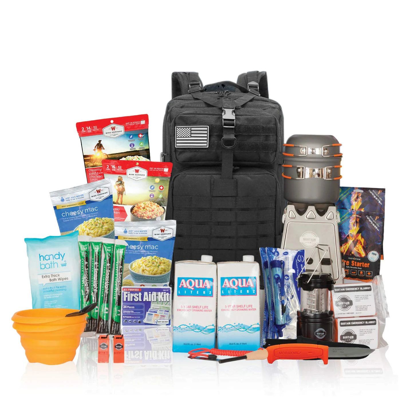 Tactical Bug Out Bag - Ultimate Survival Kit Backpack